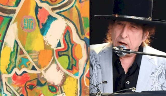 Una pintura abstracta de Bob Dylan se vendió por USD 196 mil